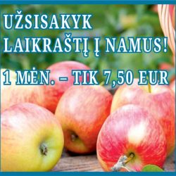 Laikraštis į namus.